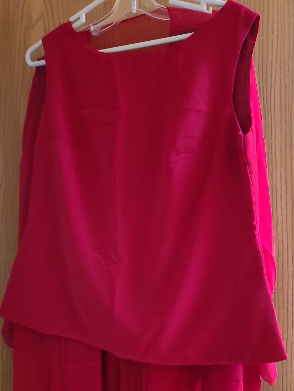 Women's Sleeveless Shell Top, Jacket & Pants in Hot Pink